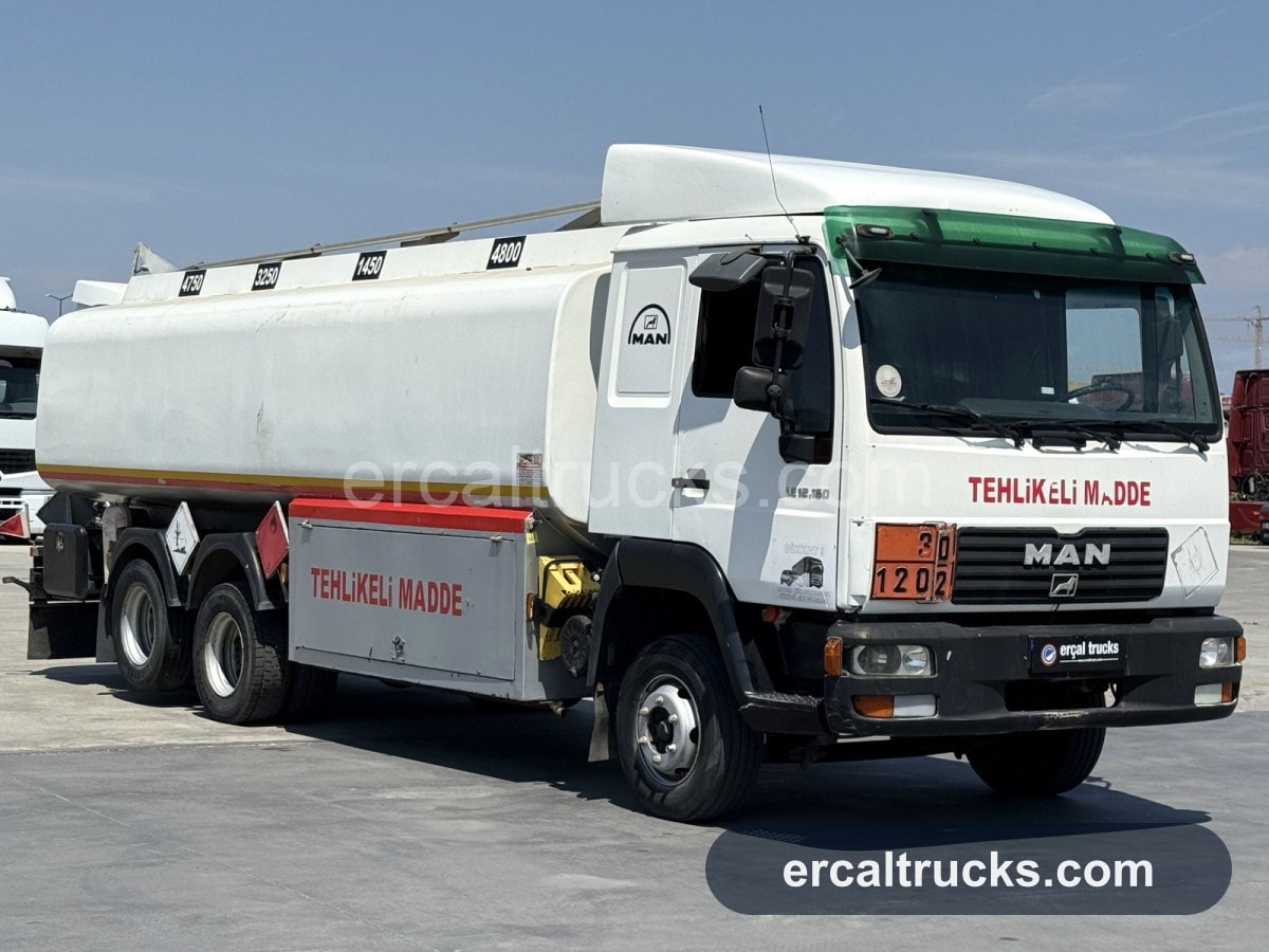 2004 MAN 12.160 Sayaç Santrifüj 4 Gözlü Akaryakıt Tankeri galeri 3