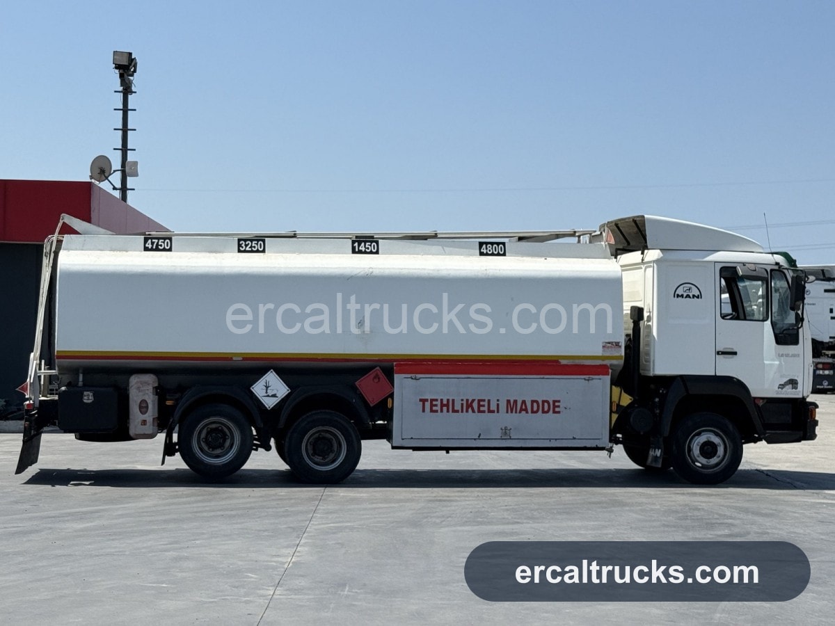 2004 MAN 12.160 Sayaç Santrifüj 4 Gözlü Akaryakıt Tankeri galeri 4