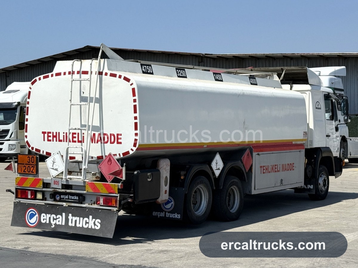 2004 MAN 12.160 Sayaç Santrifüj 4 Gözlü Akaryakıt Tankeri galeri 6